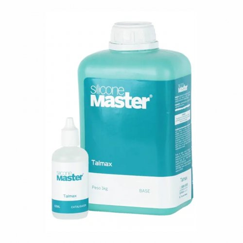 Silicone Master para Duplicação de Modelos com Catalisador 1kg + 60ml